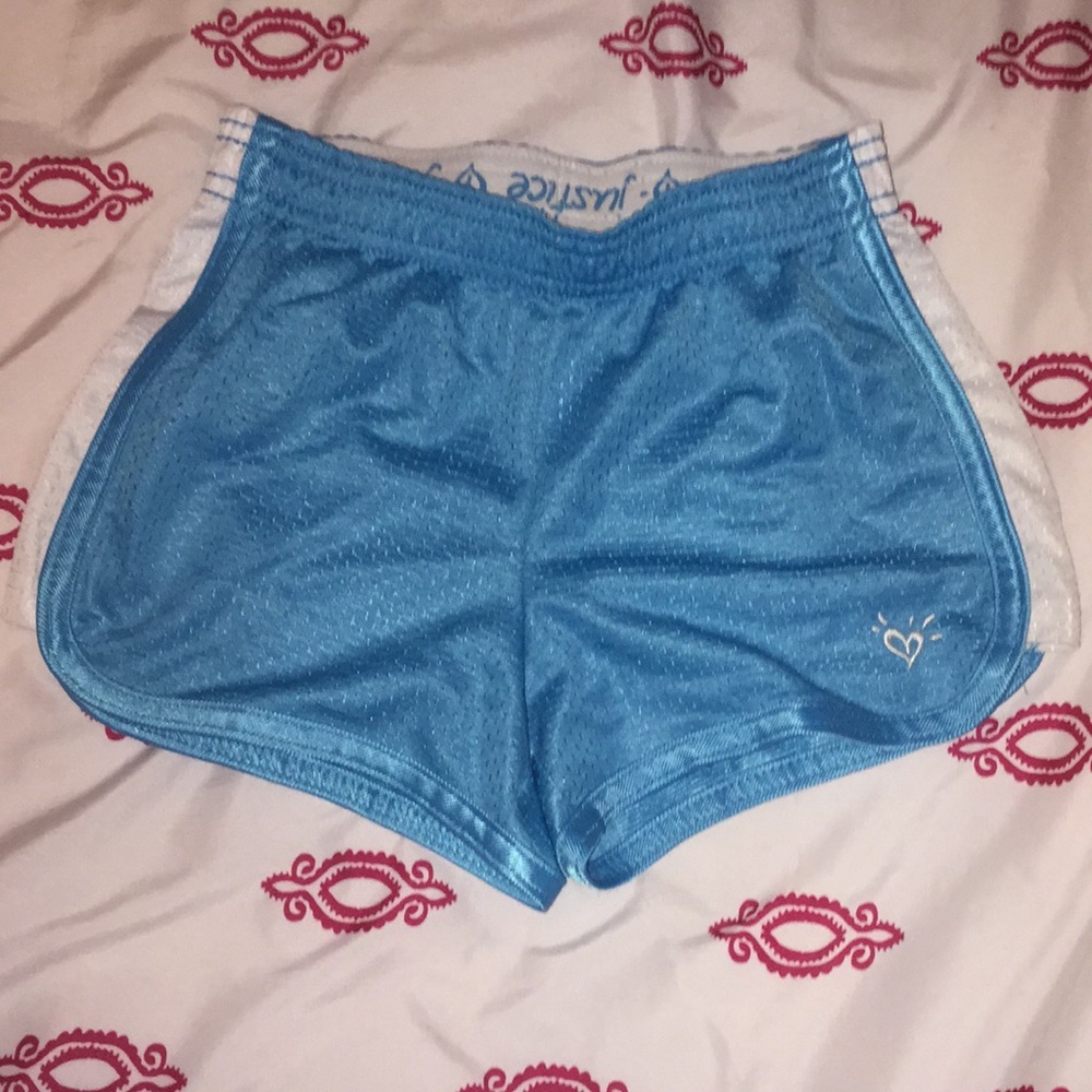 Girls Blue Gym Shorts